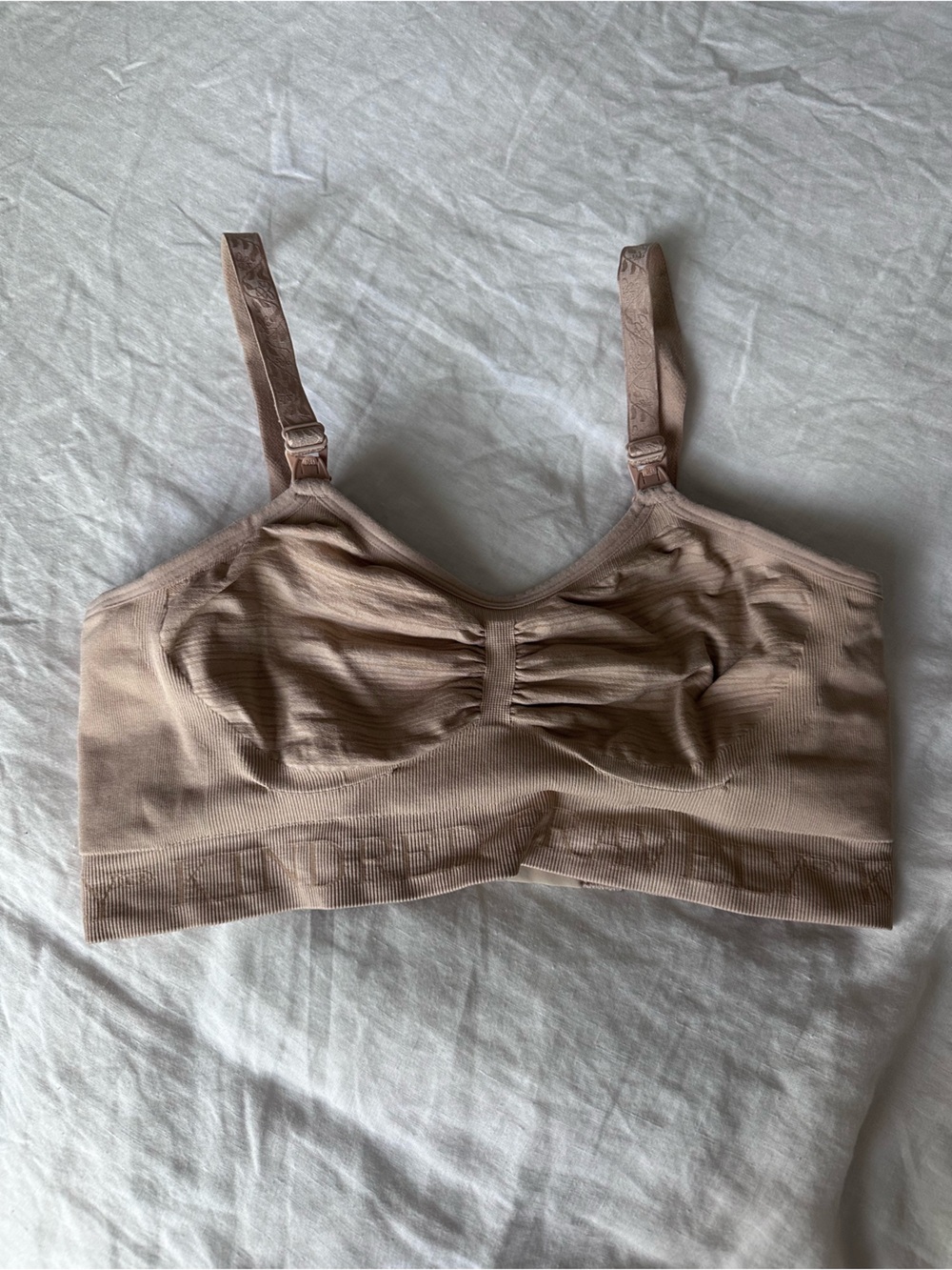 Kindred Bravely Nude/Tan Seamless Nursing Sleep Bra